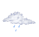 Partly cloudy